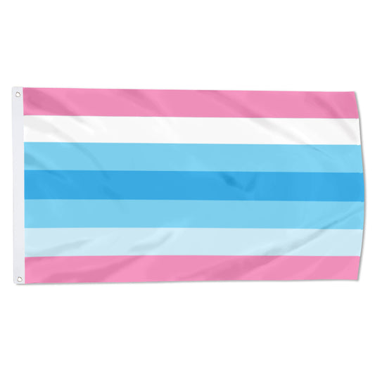 Transmasculine flag 3x5ft banner man cave