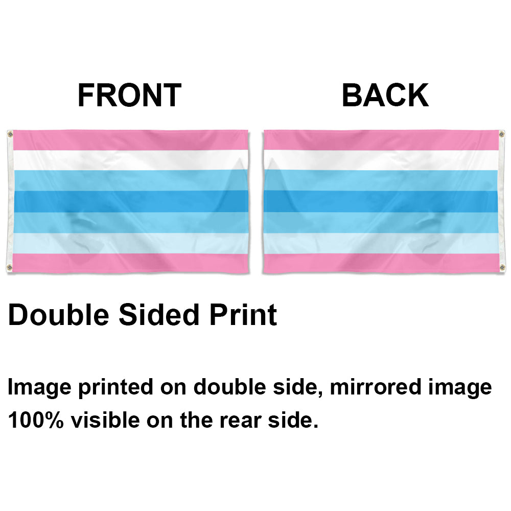 Transmasculine flag 3x5ft banner man cave