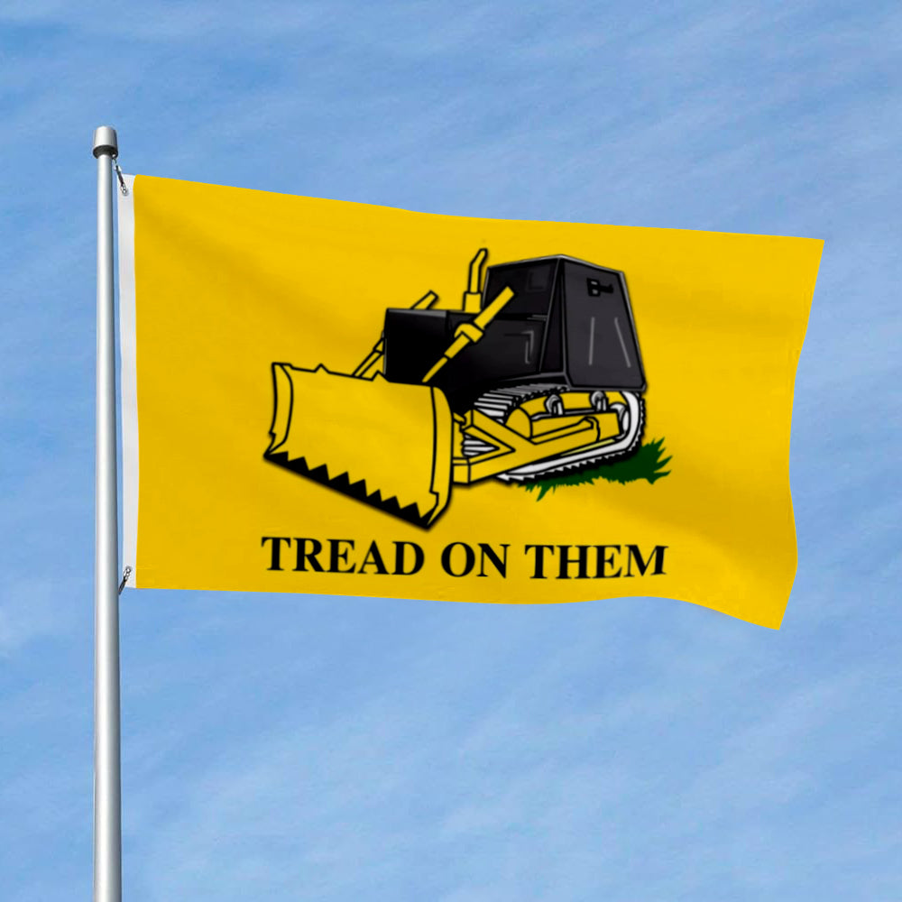 Tread On Them flag 3x5ft banner man cave