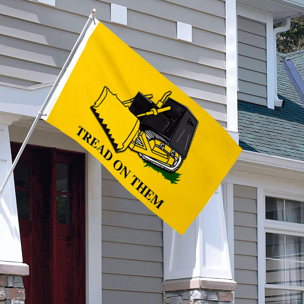 Tread On Them flag 3x5ft banner man cave
