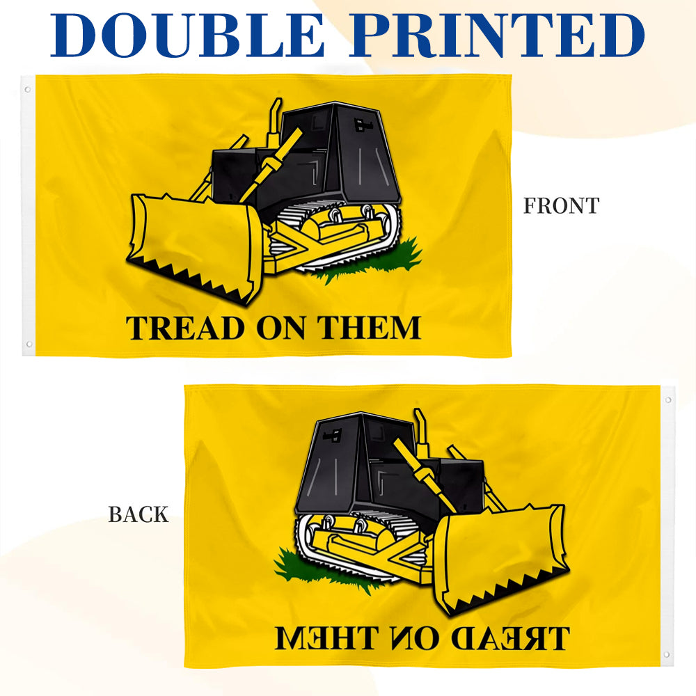 Tread On Them flag 3x5ft banner man cave