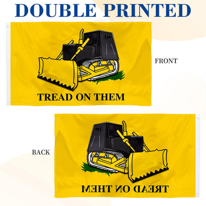 Tread On Them flag 3x5ft banner man cave
