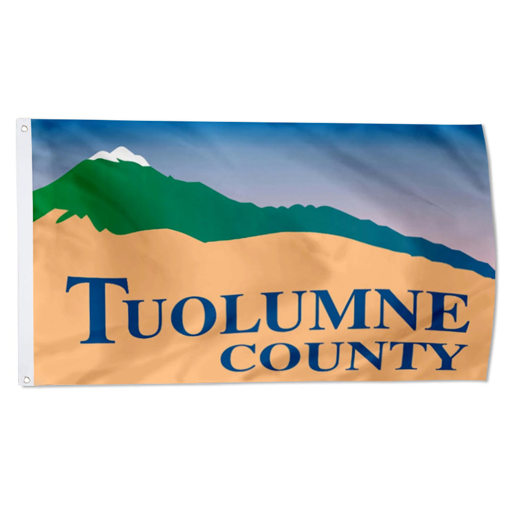 Tuolumne County, California Theme Flag: 3x5ft Man Cave California Regional Culture-Style Banner