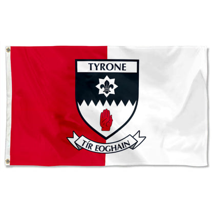Tyrone County Coat of Arms Ireland flag 3x5ft banner man cave