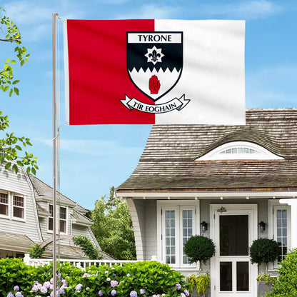 Tyrone County Coat of Arms Ireland flag 3x5ft banner man cave