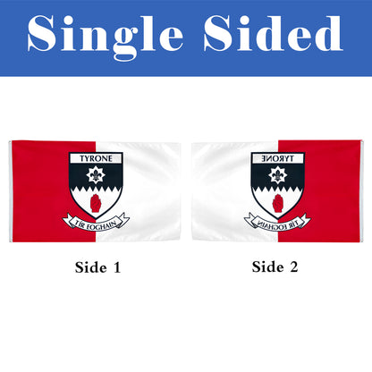 Tyrone County Coat of Arms Ireland flag 3x5ft banner man cave