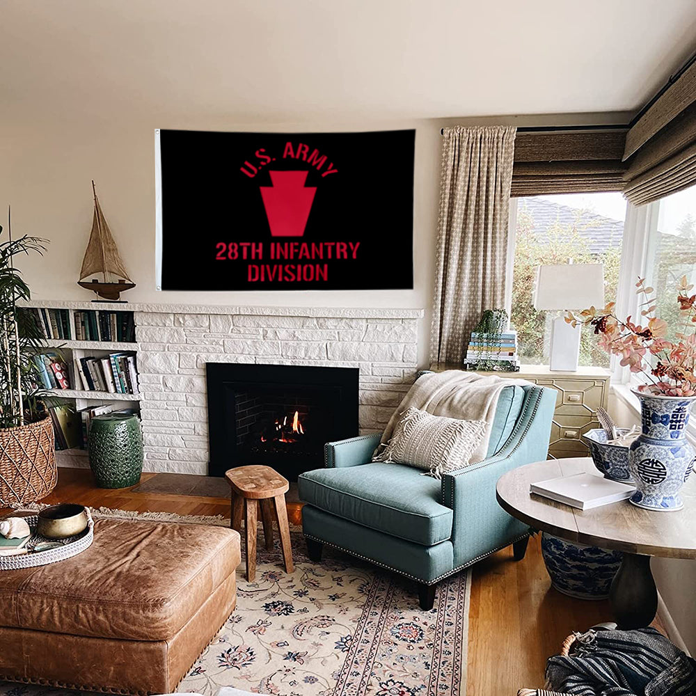 28th Infantry Division flag 3x5ft banner man cave