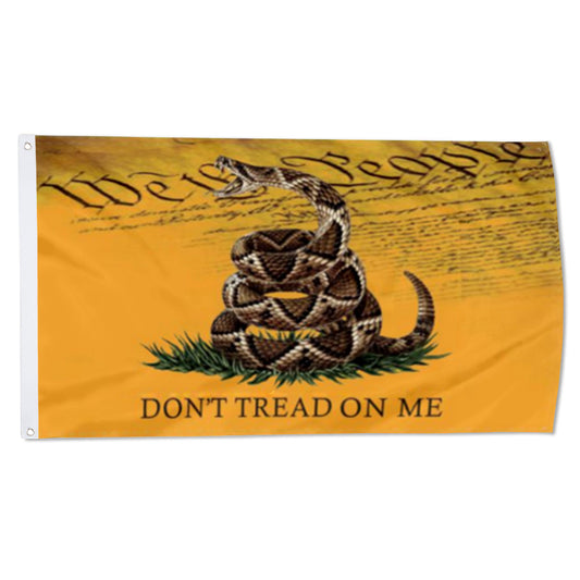 USA Live Snake Gadsden Dont Tread On Me We The People flag 3x5ft banner man cave