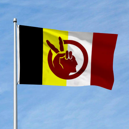 USA Native American Indian Movement flag 3x5ft banner man cave