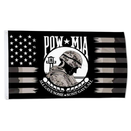 USA POW MIA "All Gave Some Some Gave All" flag 3x5ft banner man cave