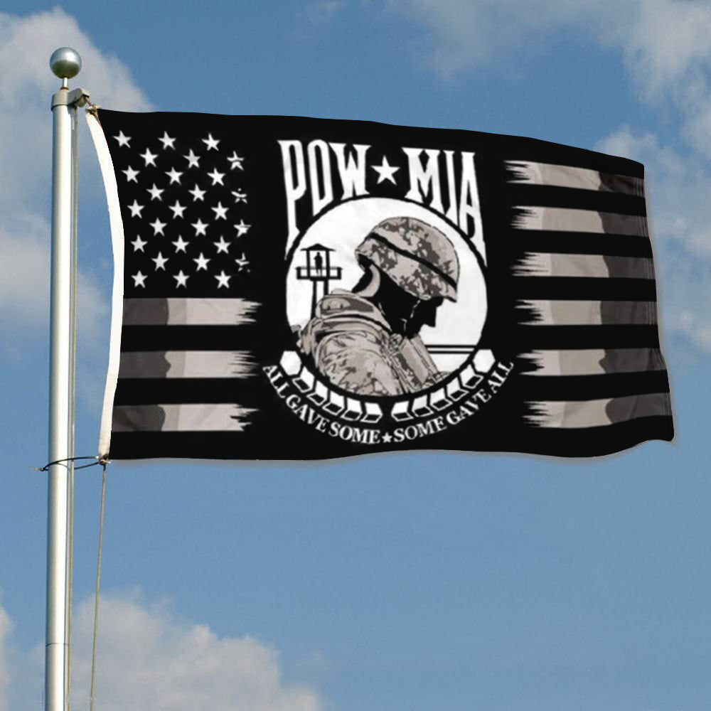 USA POW MIA "All Gave Some Some Gave All" flag 3x5ft banner man cave