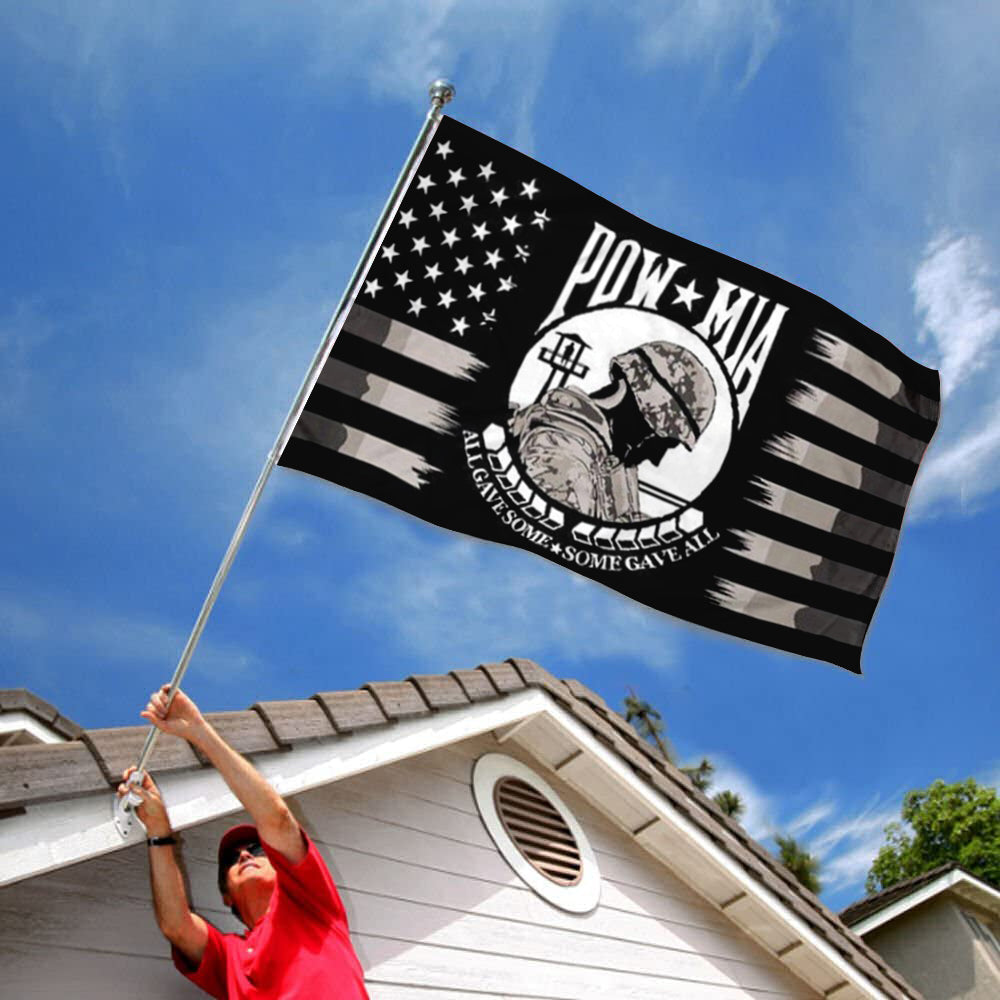 USA POW MIA "All Gave Some Some Gave All" flag 3x5ft banner man cave