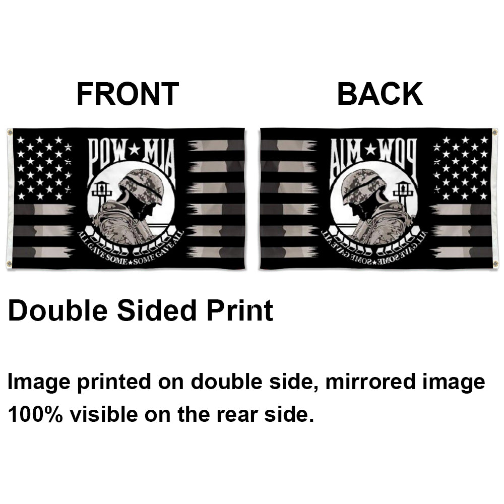 USA POW MIA "All Gave Some Some Gave All" flag 3x5ft banner man cave