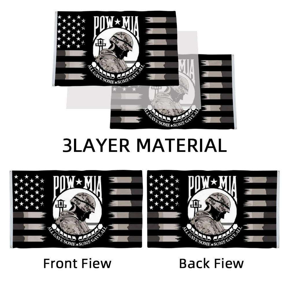 USA POW MIA "All Gave Some Some Gave All" flag 3x5ft banner man cave