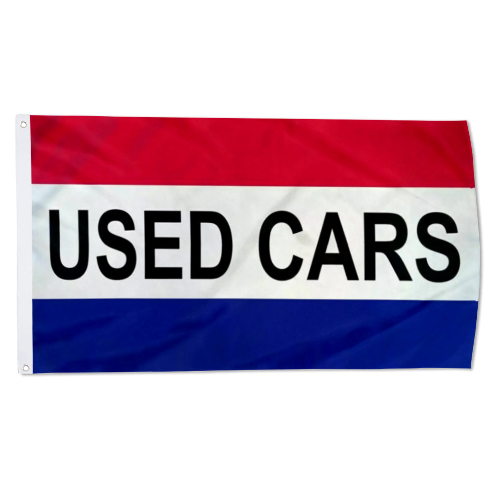 USED CARS flag 3x5ft banner man cave