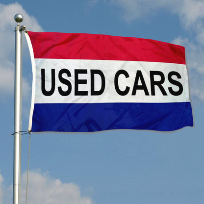 USED CARS flag 3x5ft banner man cave