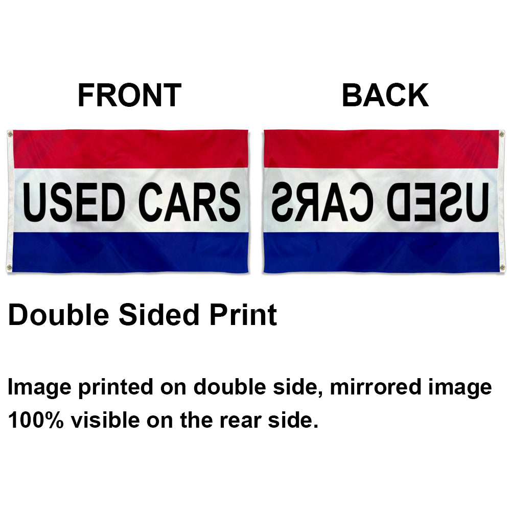 USED CARS flag 3x5ft banner man cave