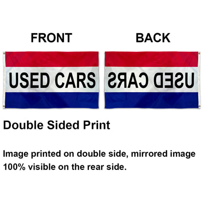 USED CARS flag 3x5ft banner man cave