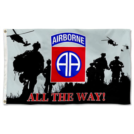 82nd Airborne Division flag 3x5ft banner man cave