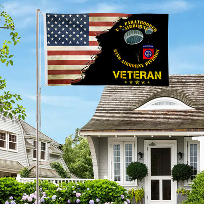 82nd Airborne Division Veteran flag 3x5ft banner man cave