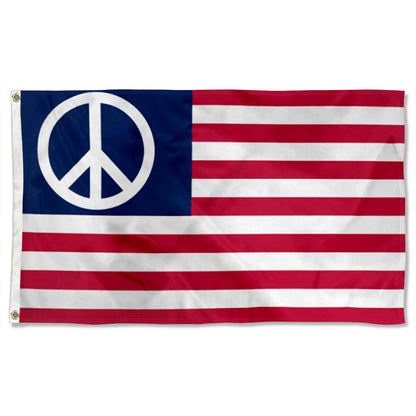 US Peace Sign flag 3x5ft banner man cave