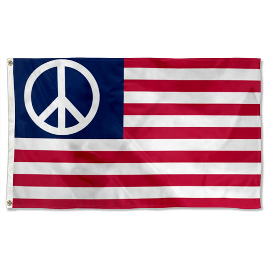 US Peace Sign flag 3x5ft banner man cave