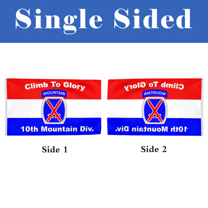 10th Mountain Division flag 3x5ft banner man cave