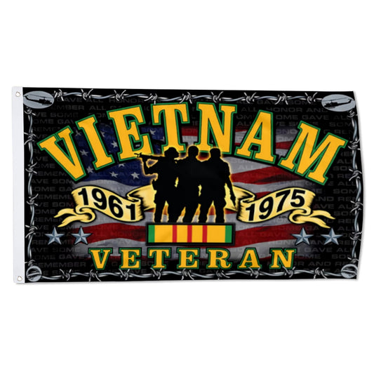 Vietnam Veteran Military Defender flag 3x5ft banner man cave