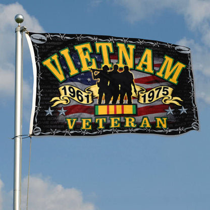 Vietnam Veteran Military Defender flag 3x5ft banner man cave