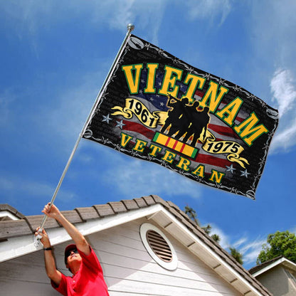 Vietnam Veteran Military Defender flag 3x5ft banner man cave