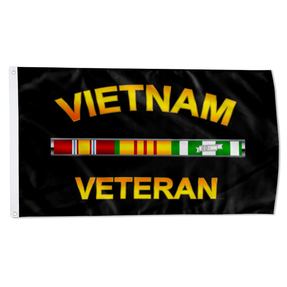 Vietnam Veteran flag 3x5ft banner man cave
