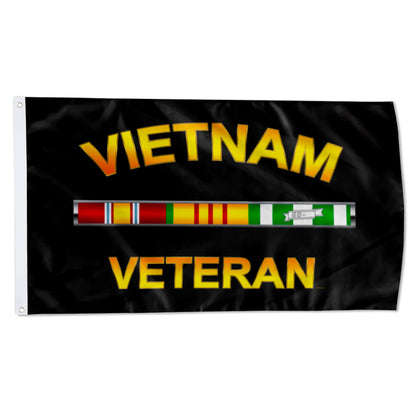 Vietnam Veteran flag 3x5ft banner man cave
