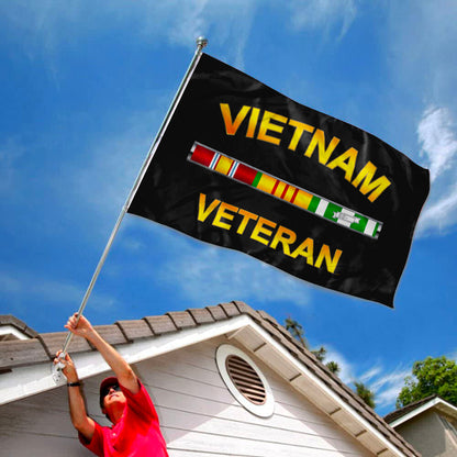 Vietnam Veteran flag 3x5ft banner man cave