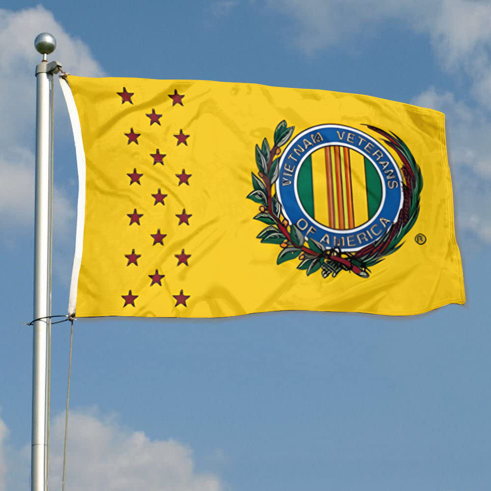 Vietnam Veterans flag 3x5ft banner man cave
