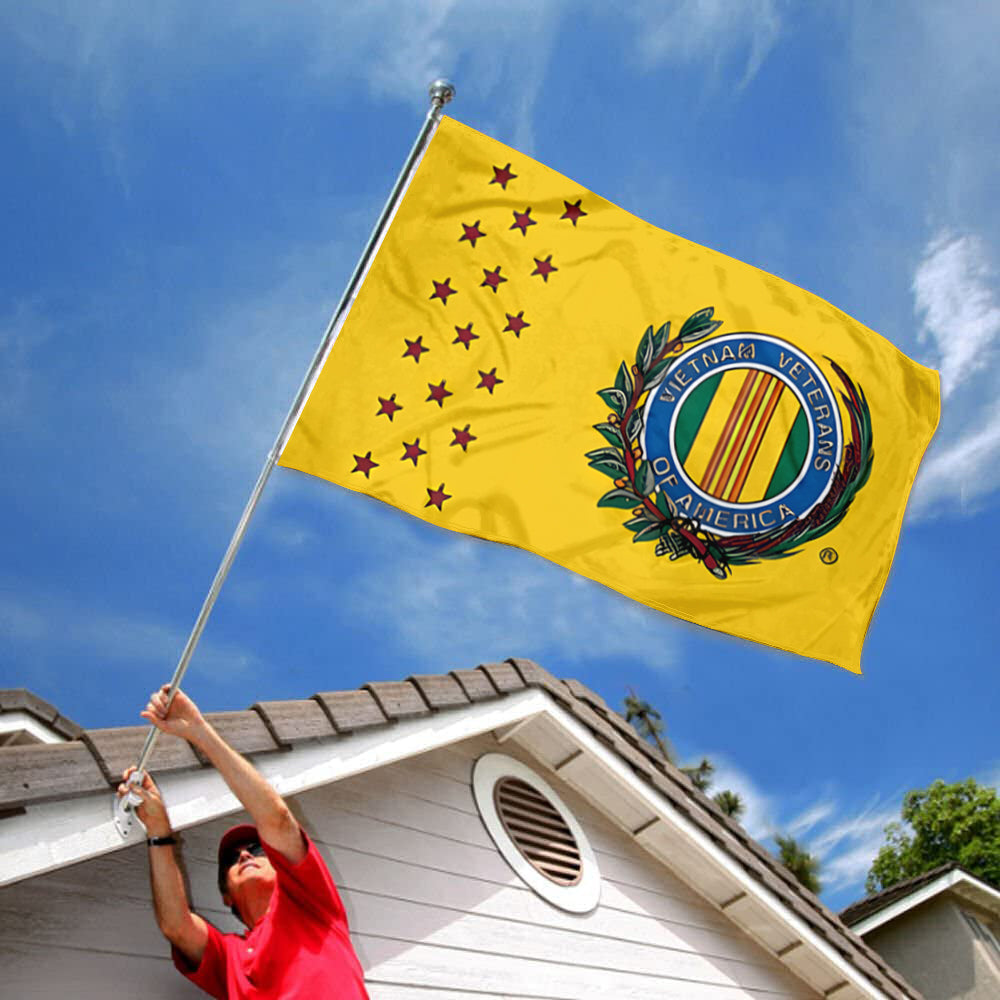 Vietnam Veterans flag 3x5ft banner man cave
