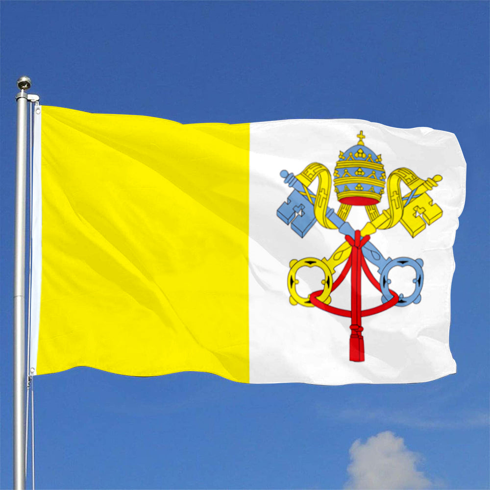 Vatican City flag 3x5ft banner man cave