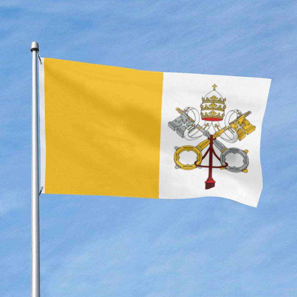 Vatican City flag 3x5ft banner man cave 2