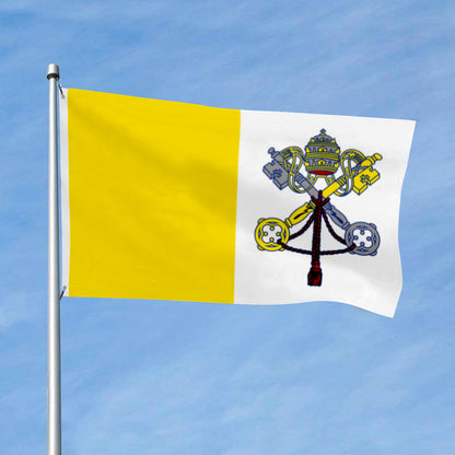 Vatican City flag 3x5ft banner man cave 3