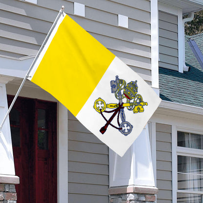 Vatican City flag 3x5ft banner man cave 3