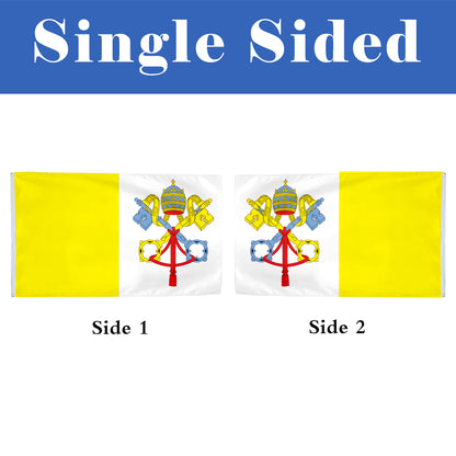 Vatican City flag 3x5ft banner man cave