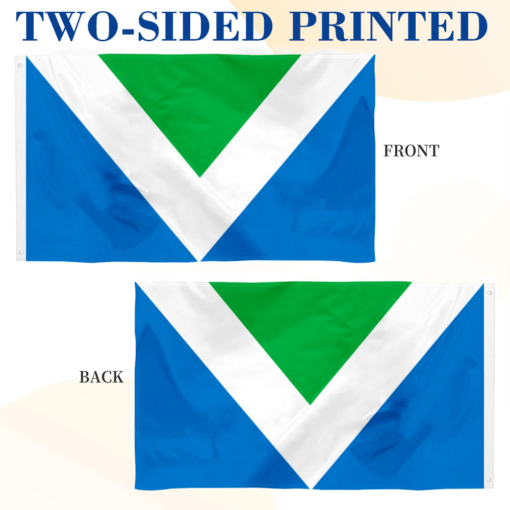 Vegan Theme Flag: 3x5ft Man Cave Lifestyle Culture-Style Banner