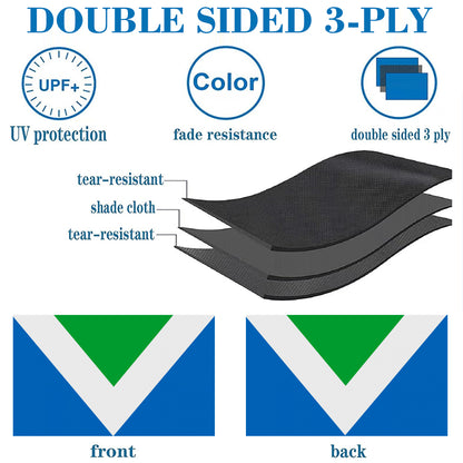 Vegan Theme Flag: 3x5ft Man Cave Lifestyle Culture-Style Banner