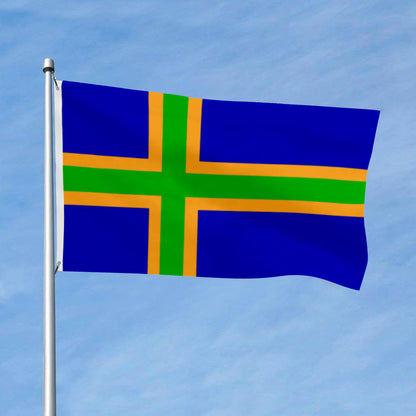 Vendsyssel, Denmark flag 3x5ft banner man cave