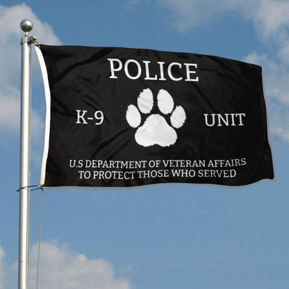 Veteran Affairs k-9 flag 3x5ft banner man cave