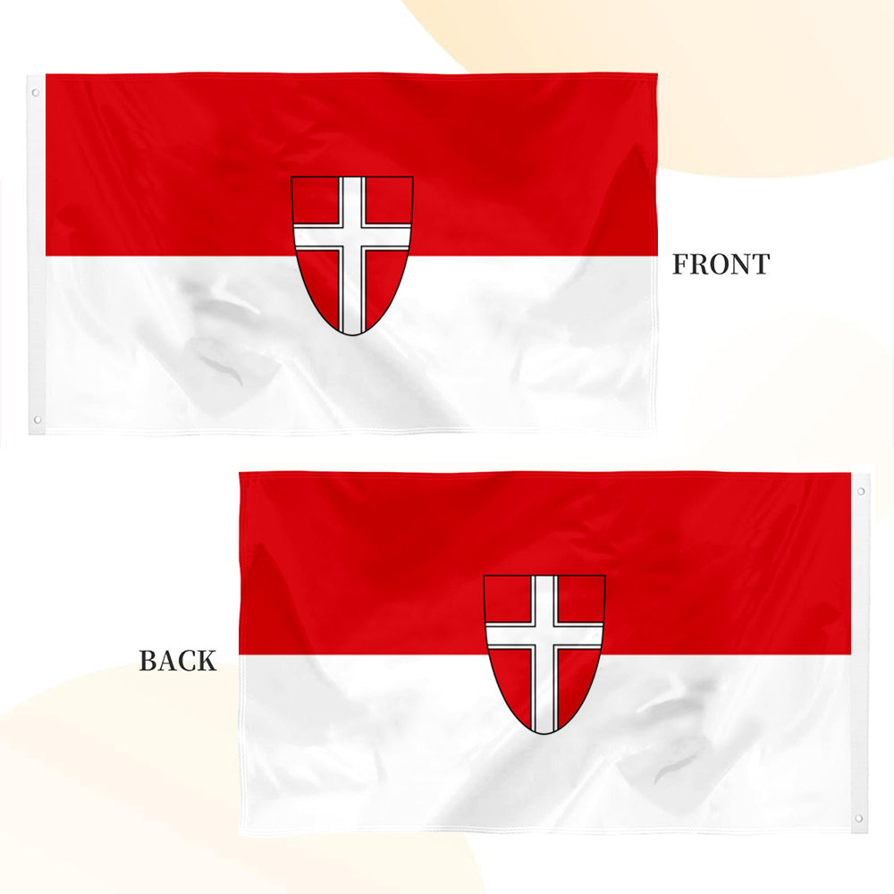 Vienna, Austria flag 3x5ft banner man cave