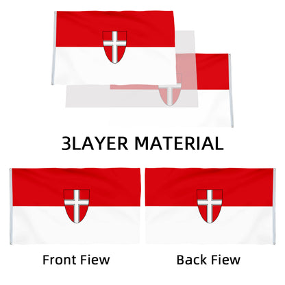 Vienna, Austria flag 3x5ft banner man cave