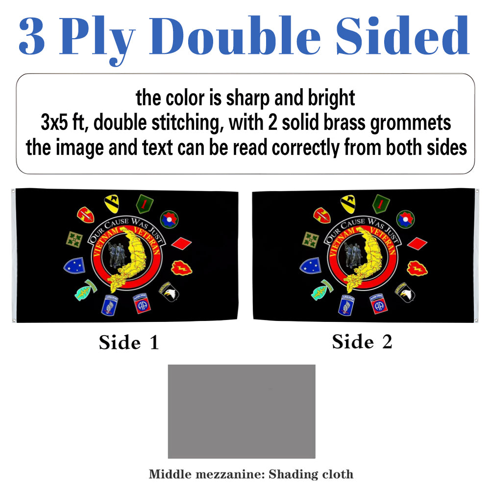 Vietnam Veterans of America flag 3x5ft banner man cave