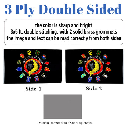 Vietnam Veterans of America flag 3x5ft banner man cave