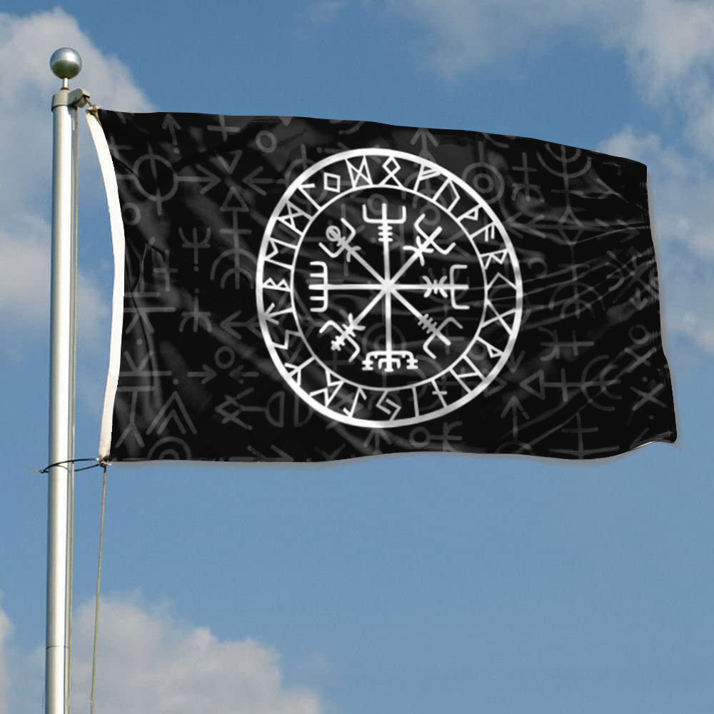 Vikings Valhalla flag 3x5ft banner man cave