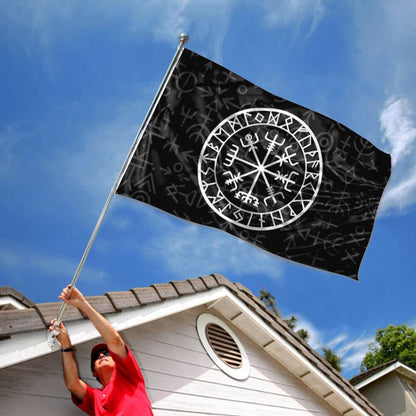 Vikings Valhalla flag 3x5ft banner man cave